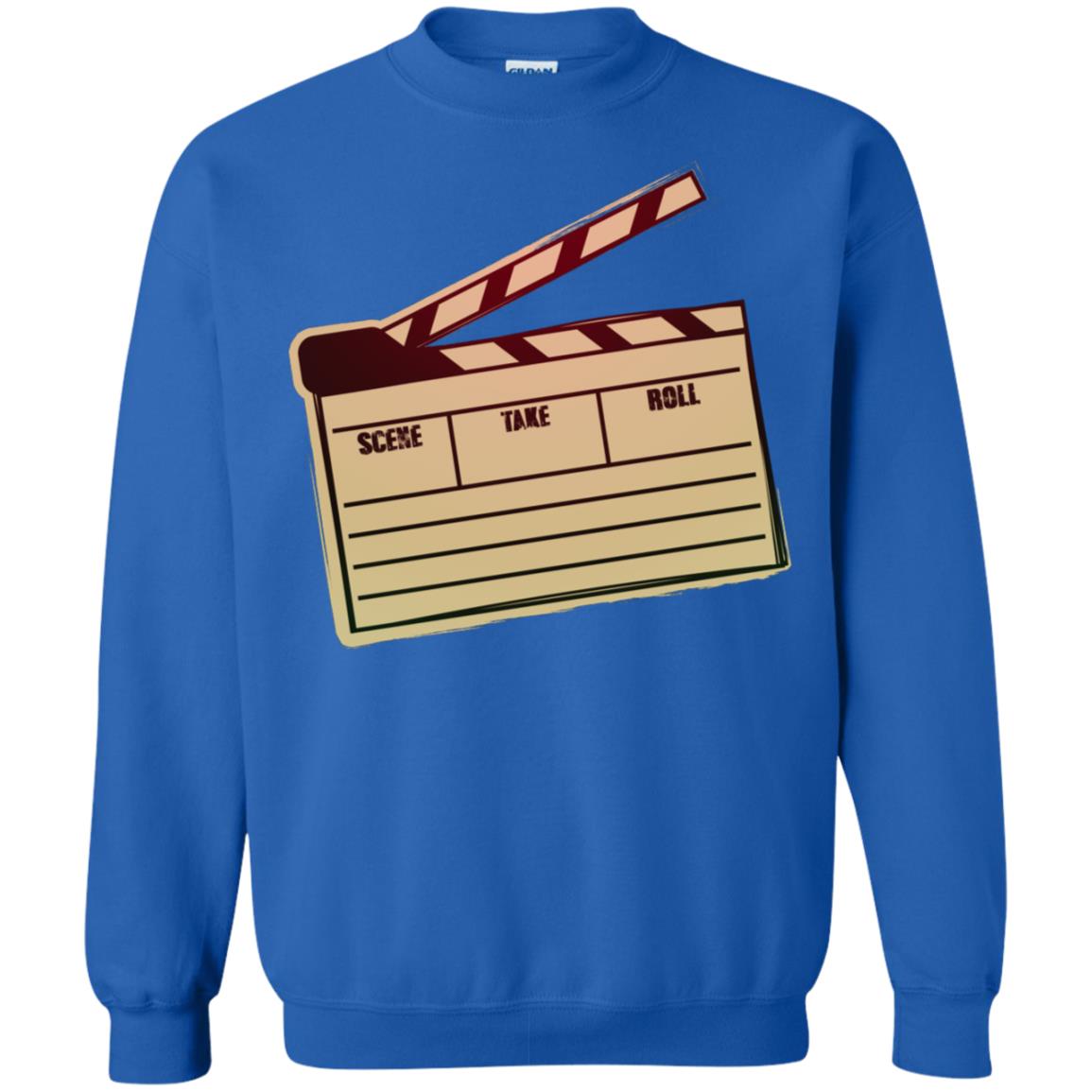 Movie Clapper Filmmaker Film Student Shirt Royal