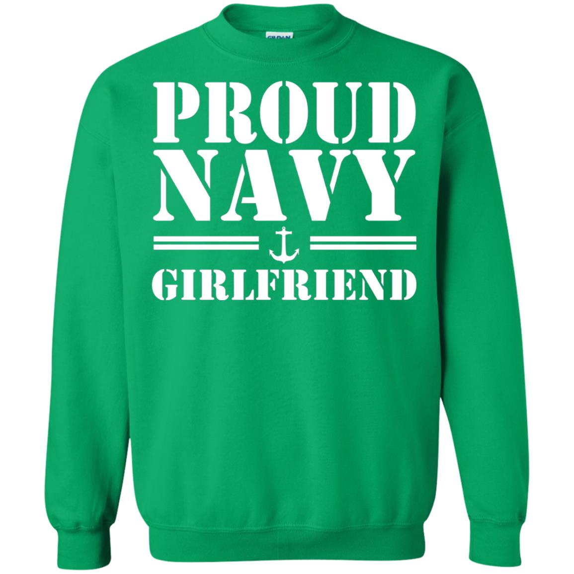 Pride U.s. Army Shirt Proud Navy Girlfriend Irish Green