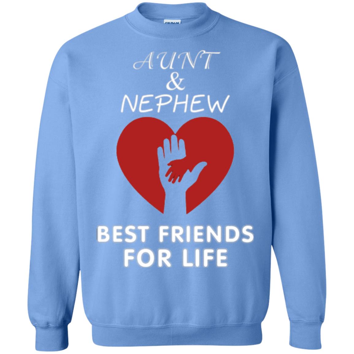 Family T-shirt Aunt And Nephew Best Friends For Life Carolina Blue