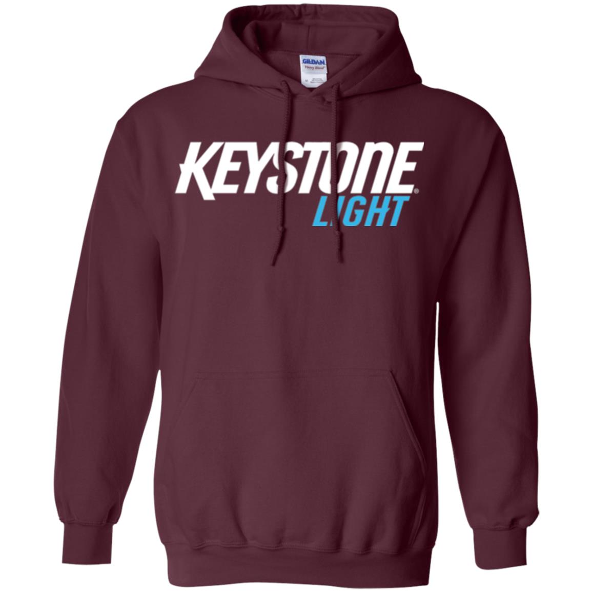 Keystone Light Beer T-shirt Maroon