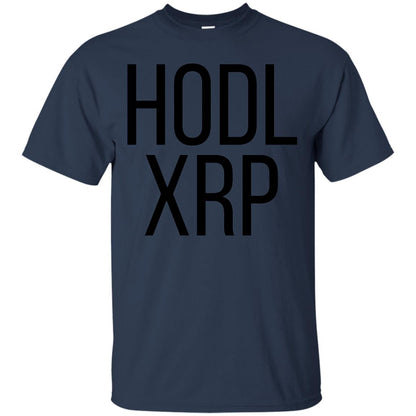 Hodl Xrp Ripple Cryptocurrency Alt Coin T-shirt Navy