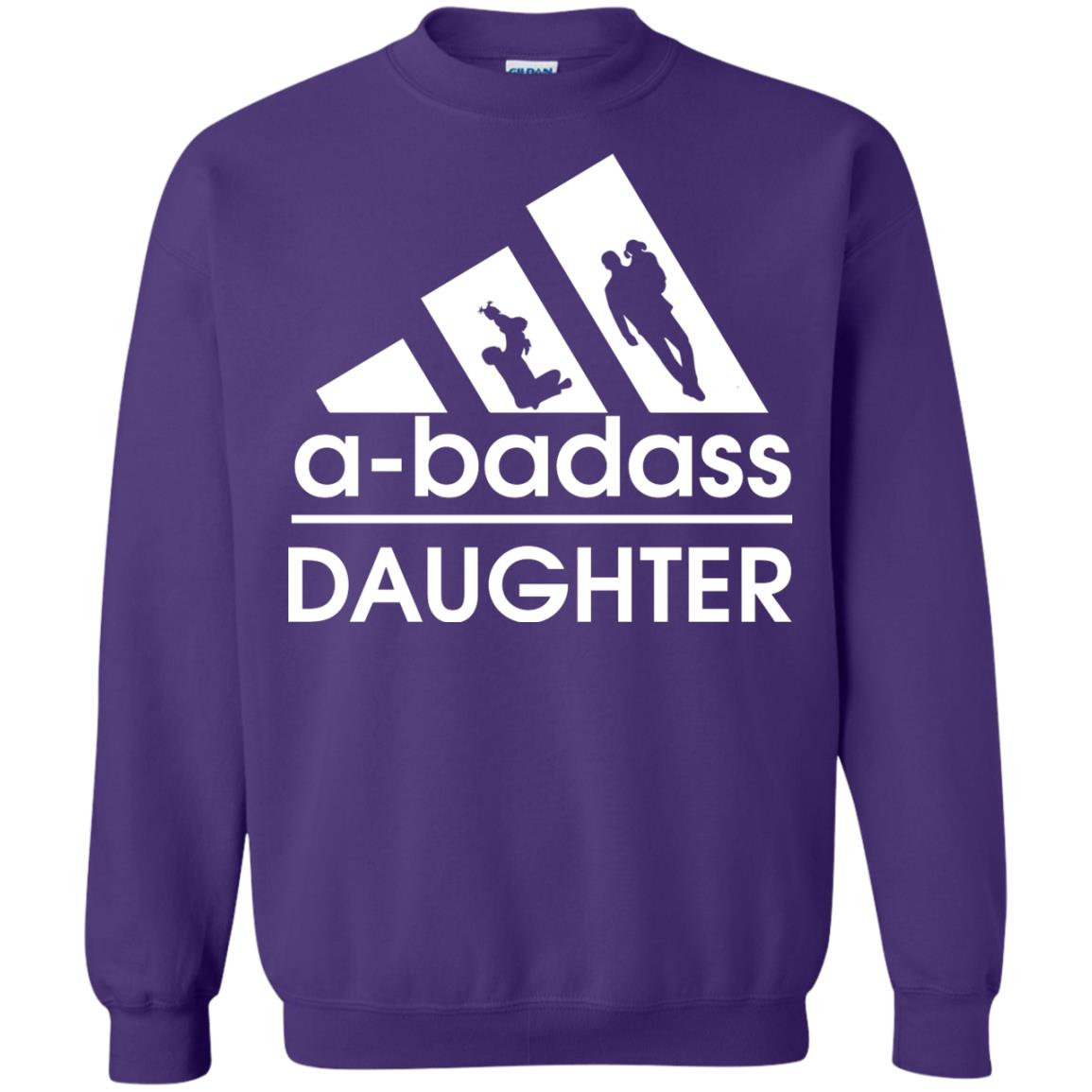 A Badass Daughter Shirt Purple