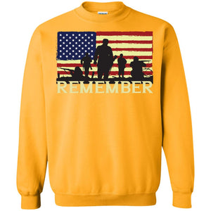 Military Of United States Memorial Day ShirtG180 Gildan Crewneck Pullover Sweatshirt 8 oz.
