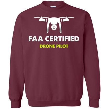 Faa Certified Drone Pilot T-shirt Maroon