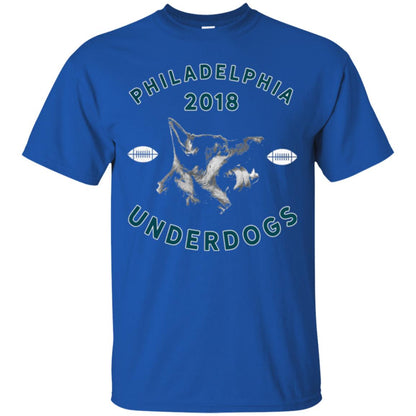 Dog Lover T-shirt Philly Philadelphia Underdogs Lii Game Day Royal