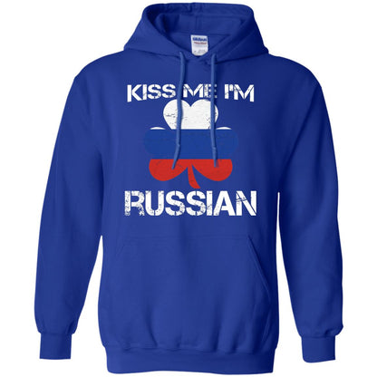 Kiss Me Russian Distressed St. Patrick_s Day 2018 T-shirt Royal