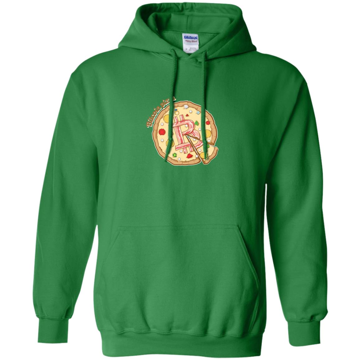 Funny Bitcoin Pizza T-shirt Crypto Currency Irish Green