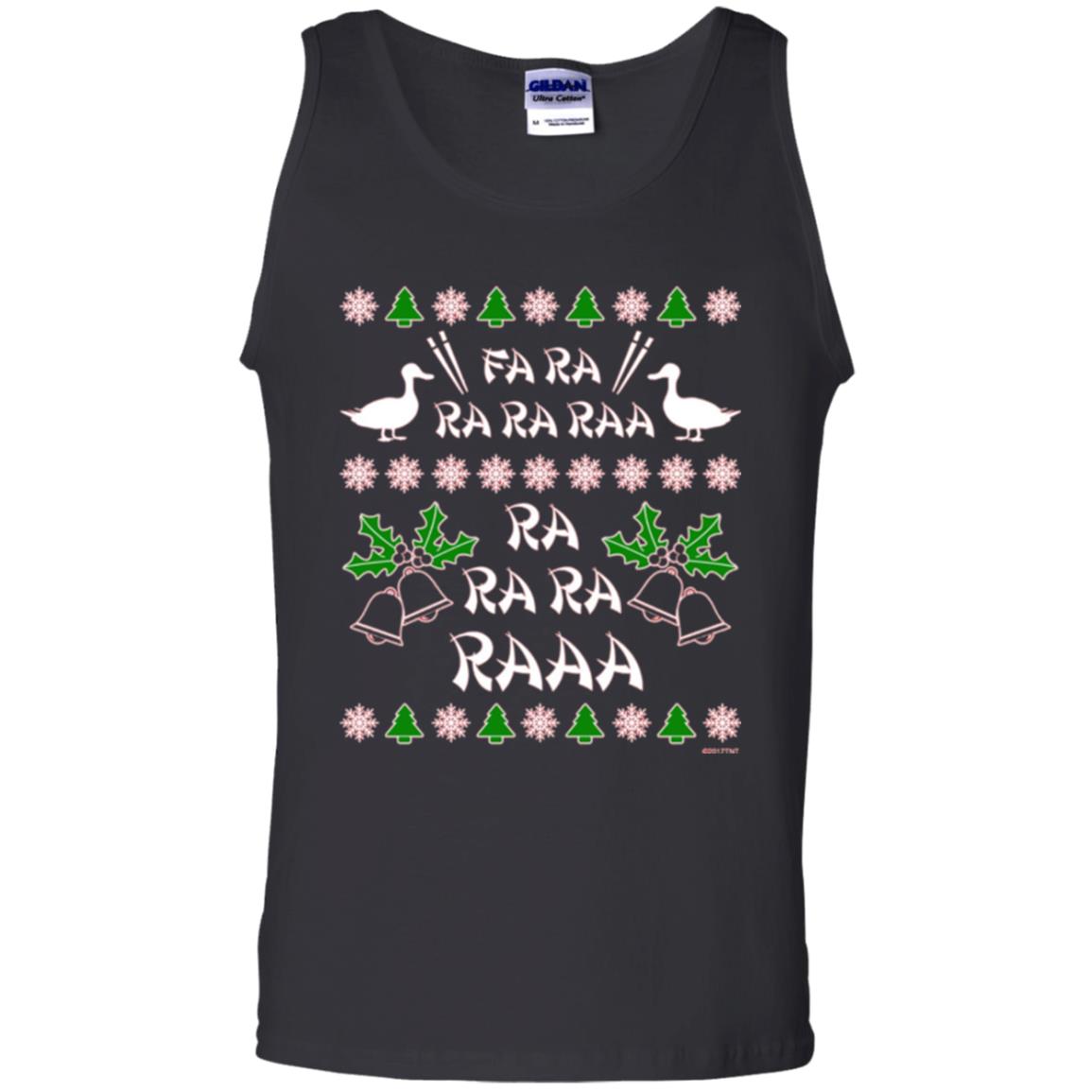 Christmas T-shirt Fa Ra Ra Chinese Duck Dinner Black