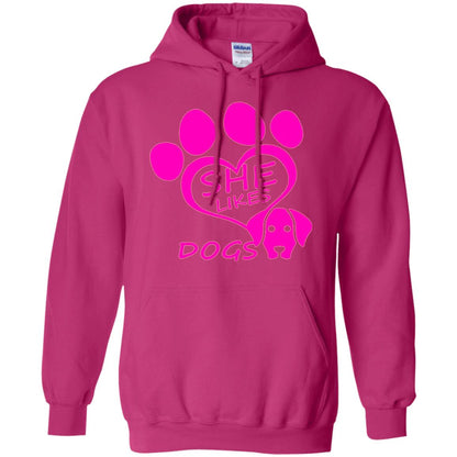 Dog Lovers Shirt She Likes Dogs Heliconia