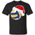 Volleyball With Santa Claus Hat X-mas Shirt For Volleyball LoversG200 Gildan Ultra Cotton T-Shirt