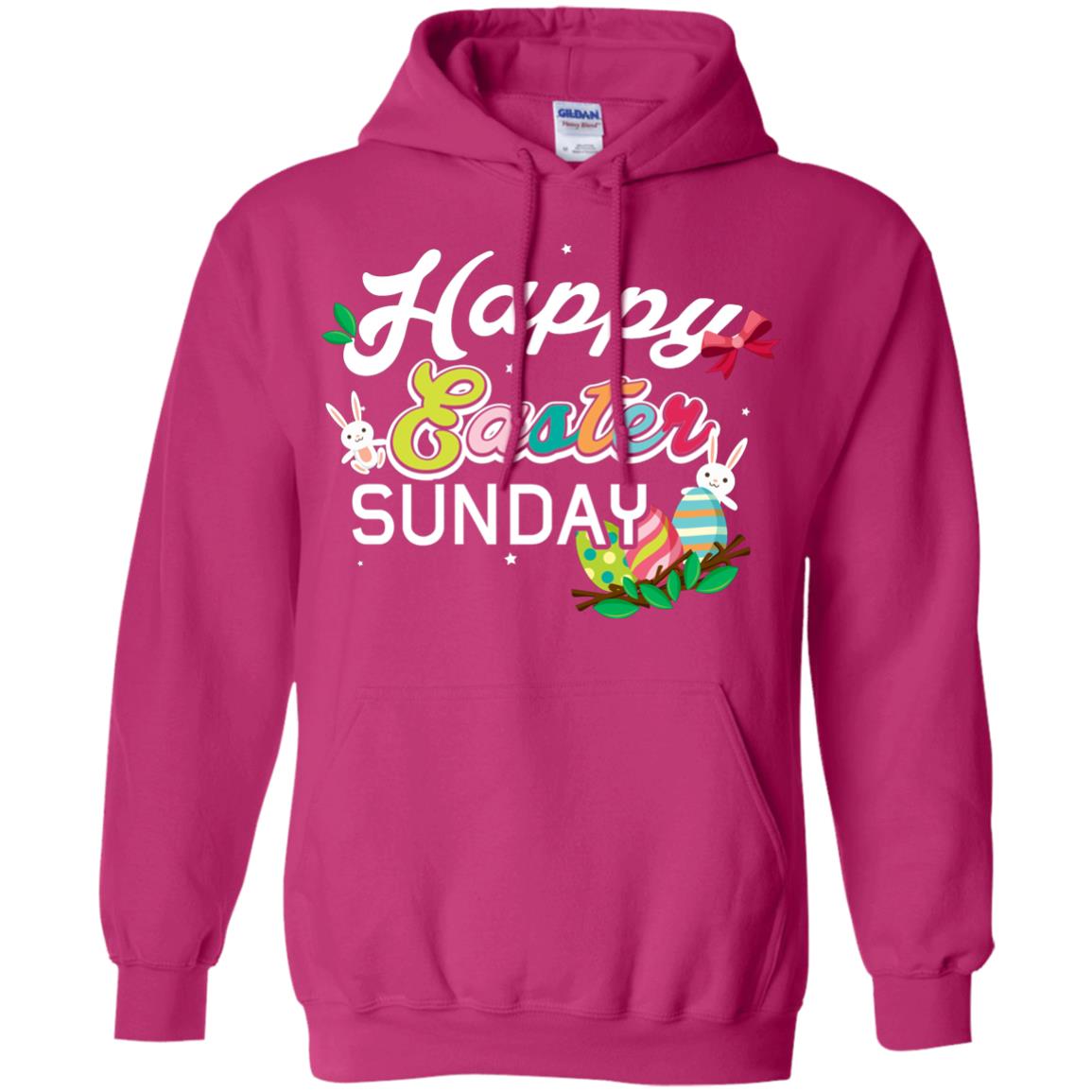 Christian T-shirt Happy Easter Sunday Heliconia