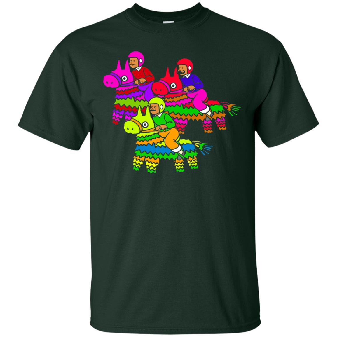 Cinco De Derby Pinata Jockeys Horse Race T-shirt Forest