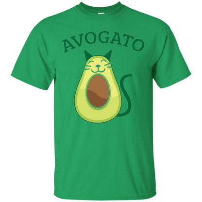 Avogato Avocado Cat Kitty Funny Meow T-shirt Irish Green