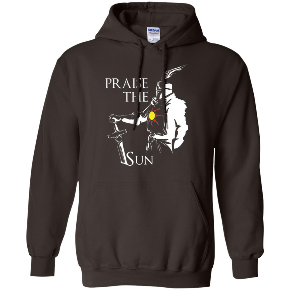 Gamer T-shirt Praise The Sun Knight T-shirt Dark Chocolate