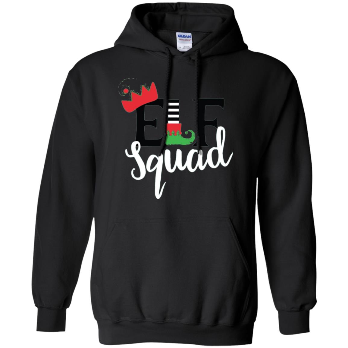 Christmas T-shirt Elf Squad Black