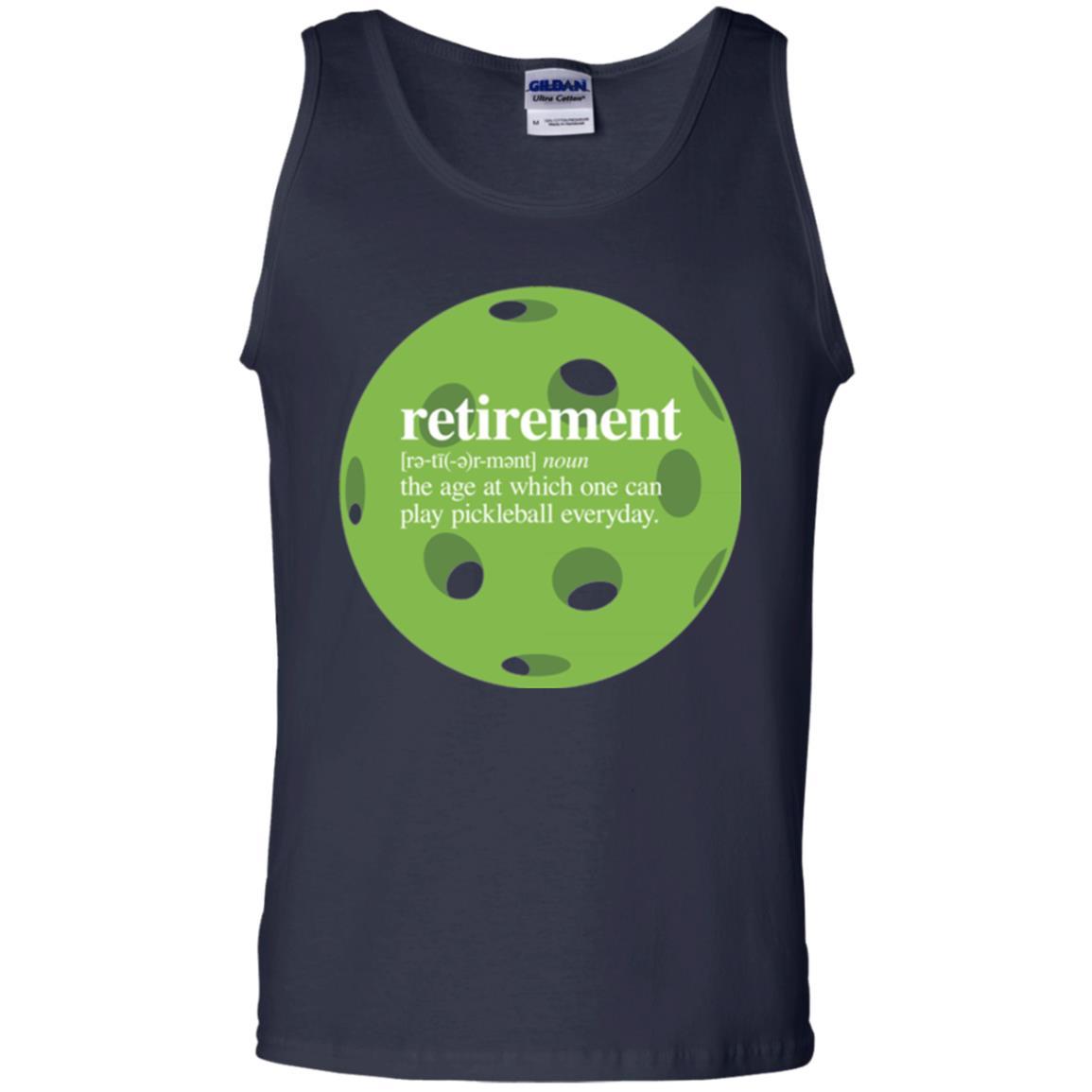 Pickleball T-shirt Retirement Definition T-shirt Navy