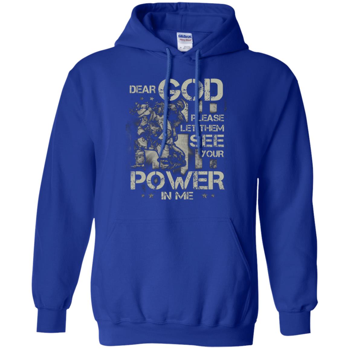 Dear God Please Let Them See Yuor Future In Me Military Shirt Royal