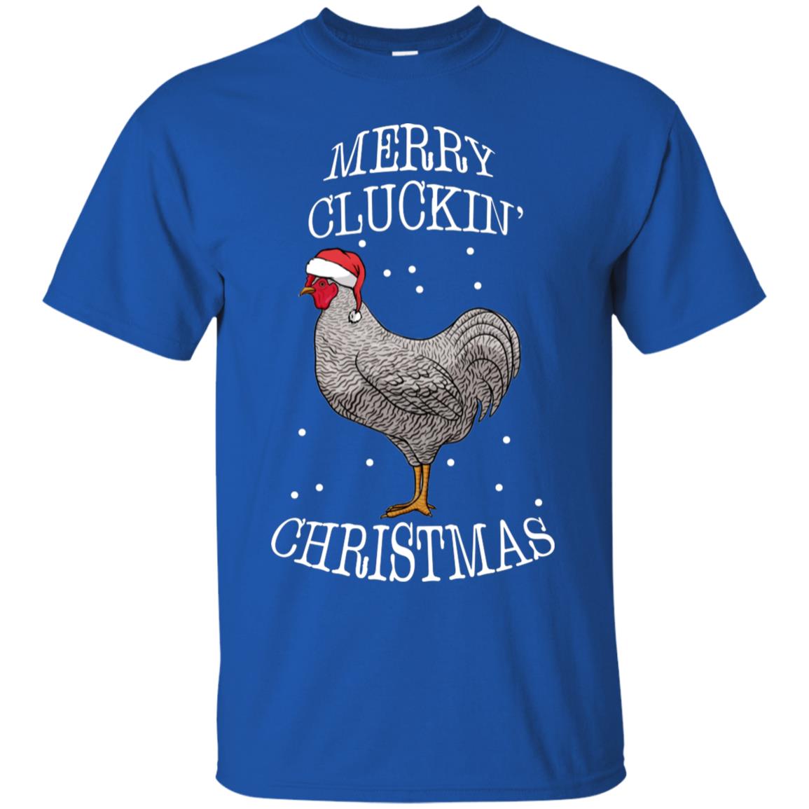 Merry Clucking Christmas Gift 2018 Shirt Royal