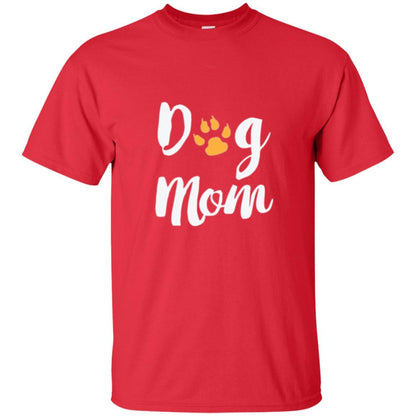 Dog Lover T-shirt Dog Mom T-shirt Red