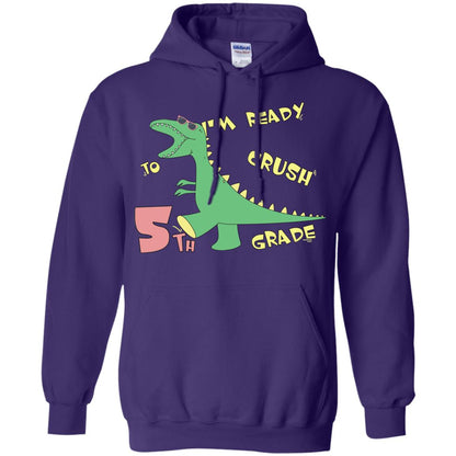 Im Ready To Crush 5th Grade Back To School Fifth Grade 2019 Shirt Purple