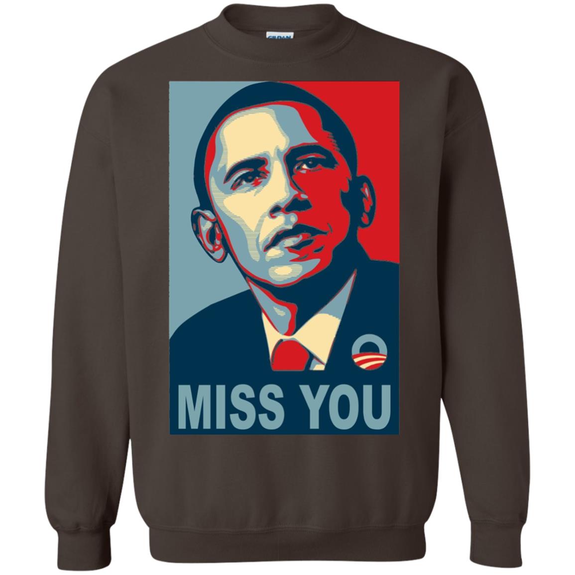 American President Miss You Political T-shirt Dark Chocolate