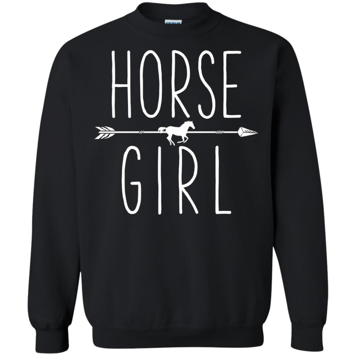 Horse Girl T-shirt I Love My Horses Racing Riding Black