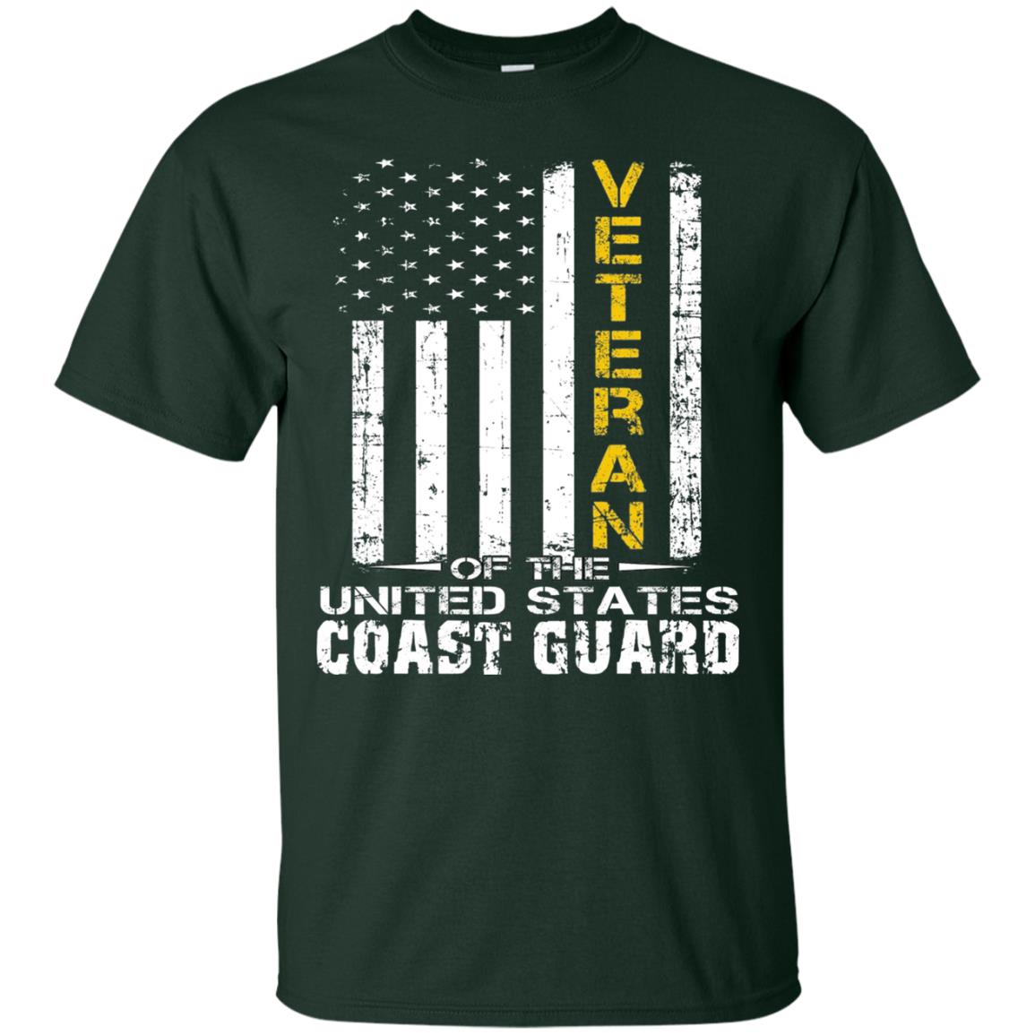 Veteran Of The United States Us Coast Guard Shirt Forest
