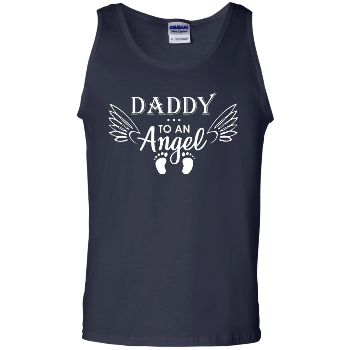 Daddy To An Angle Daddy In Heaven Shirt Navy