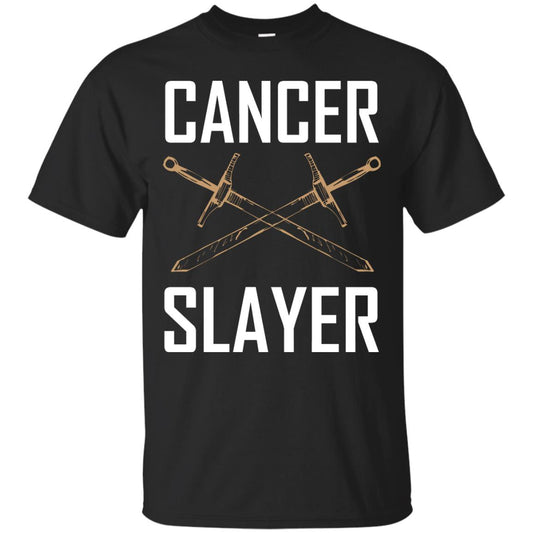 Cancer Slayer Cancer Survivor Shirt Black