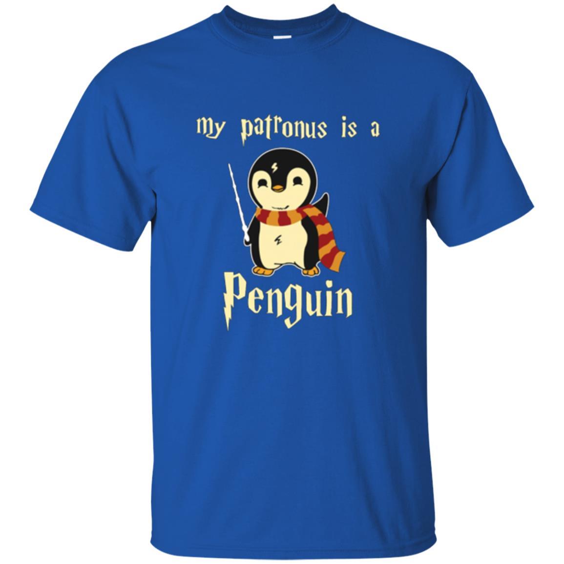 Penguin Lover T-shirt My Patronus Is A Penguin Royal