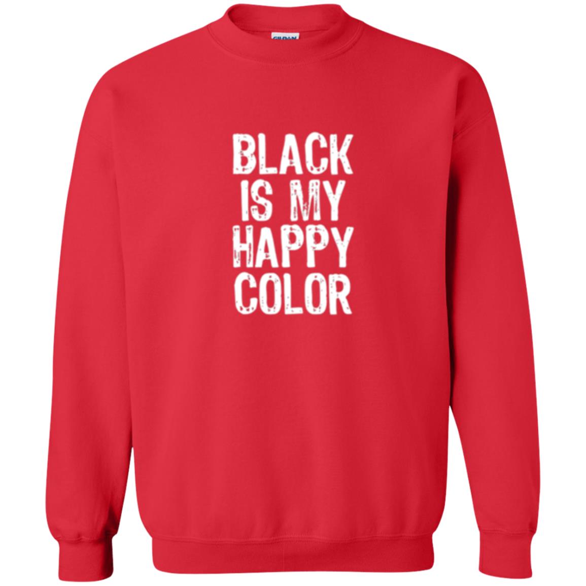 Black Is My Happy Color T-shirt Red