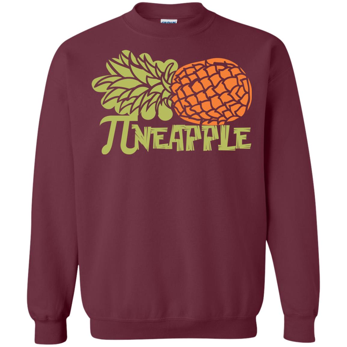 Cool Pineapple Pi Day T-shirt Maroon