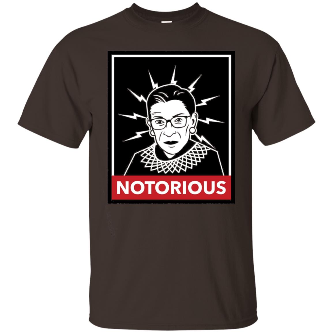Notorious Ruth Bader Ginsberg Shirt Dark Chocolate