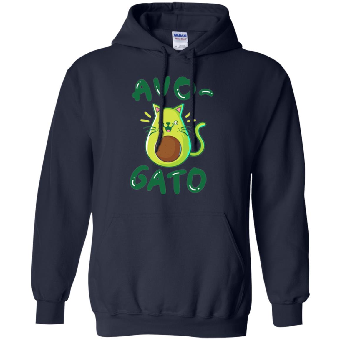 Cat Lovers T-shirt Avocado Avogato Navy