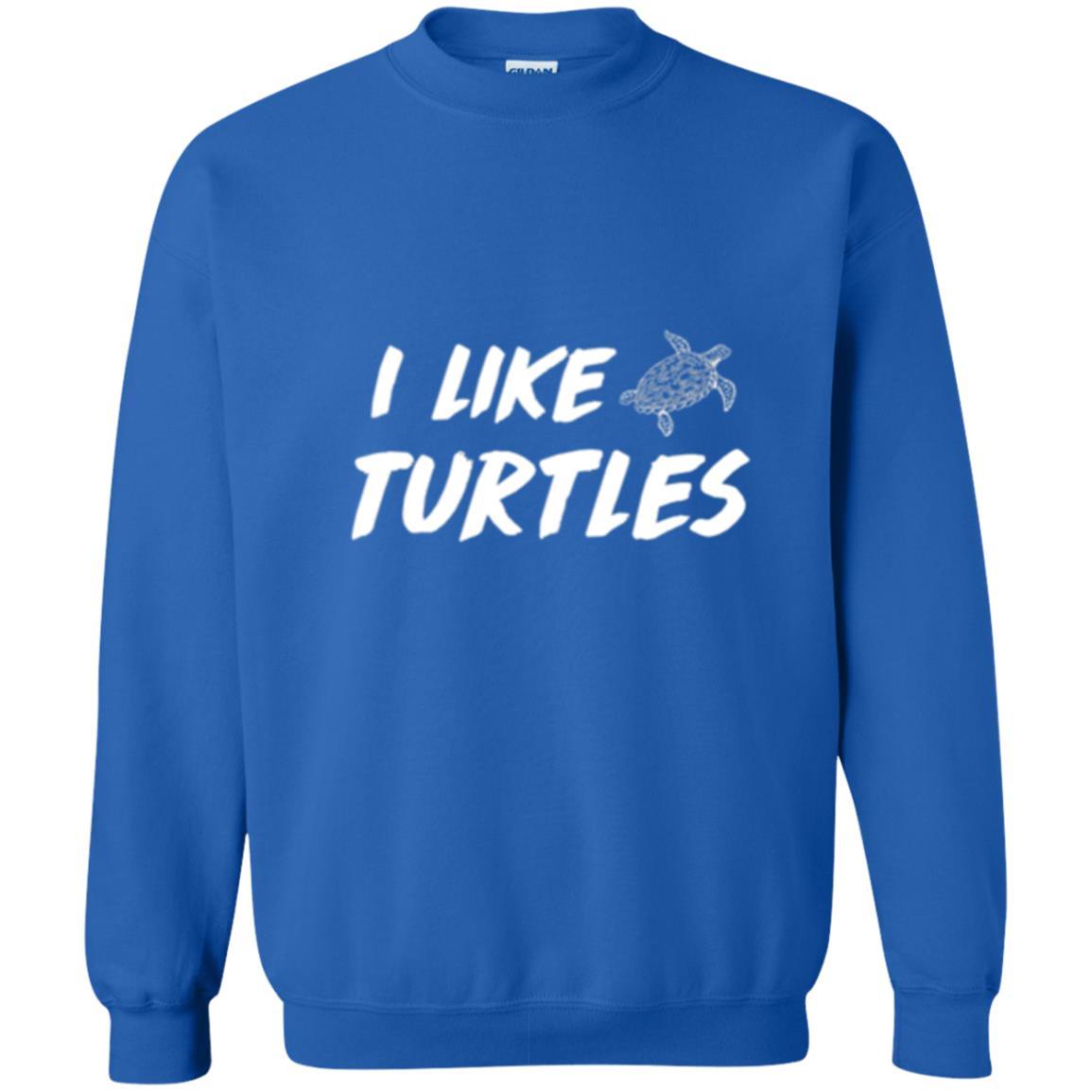 Turtle Lover T-shirt I Like Turtles Royal