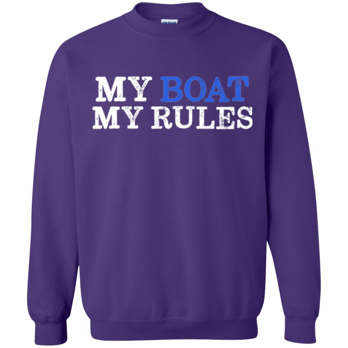 My Boat My Rules T-shirt Purple