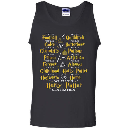 We Are The Harry Potter Generation Movie Fan T-shirtG220 Gildan 100% Cotton Tank Top