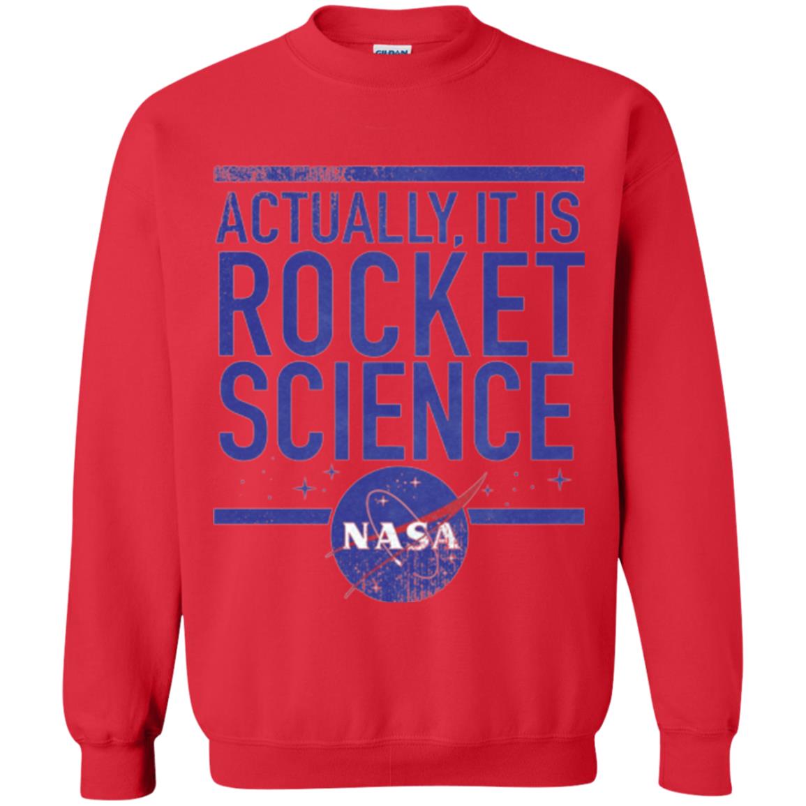 Science T-shirt Actually It Is Rocket Science Graphic Red