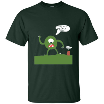 Why Do I Look Like A Potato T-shirt Forest Green