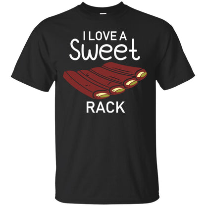 I Love A Sweet Rack Bbq Grill Summer Shirt Black