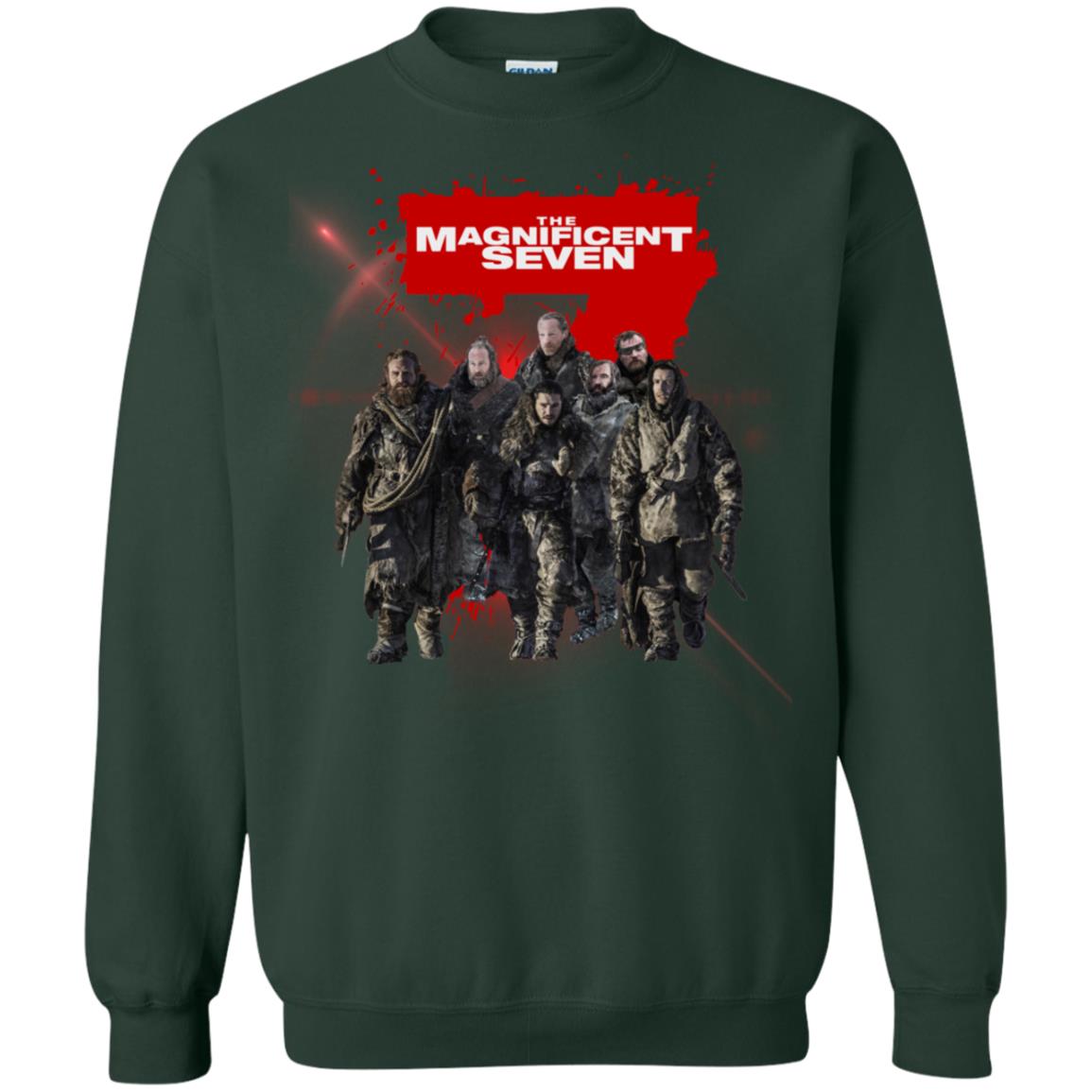 The Magnificent Seven Game Of Thrones Version T-shirt Forest Green