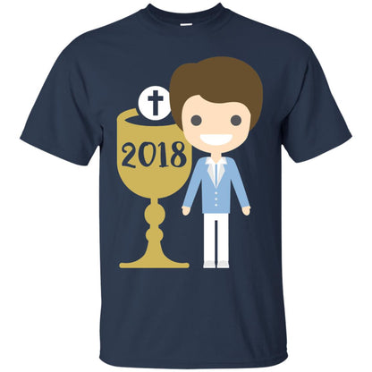 First Communion 2018 1st Holy Communion Shirt Navy