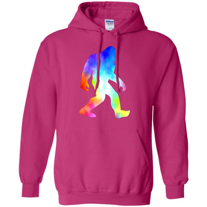 Bigfoot Sasquatch Neon T-shirt Heliconia