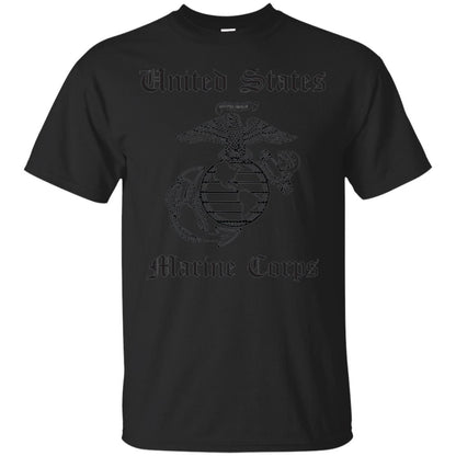 Zerogravitee United States Marine Corps T-shirt Black