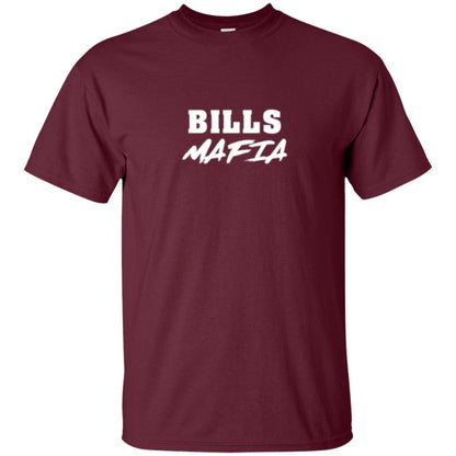 Football Lovers T-shirt Bills Mafia Buffalo Maroon