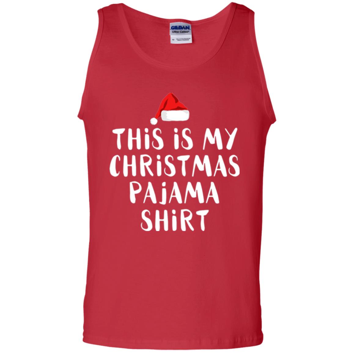 Christmas T-shirt This Is My Christmas Pajama Shirt Red
