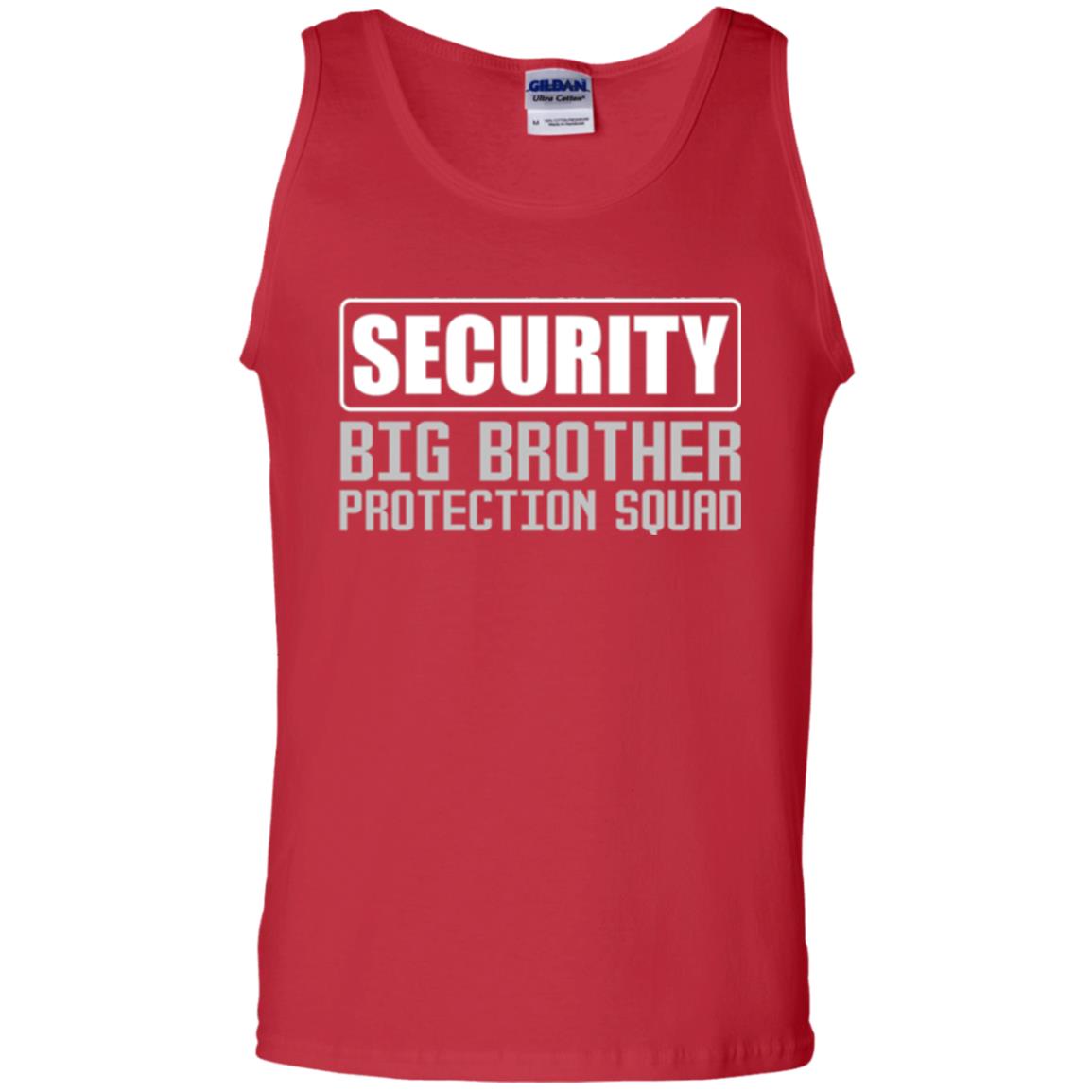 Family T-shirt Security Big Brother Protection Squad Red