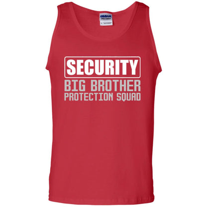 Family T-shirt Security Big Brother Protection Squad Red