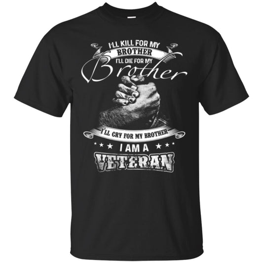 Veteran T-shirt I Am A Veteran Black