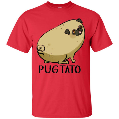 Dog Lovers T-shirt Pugtato Red